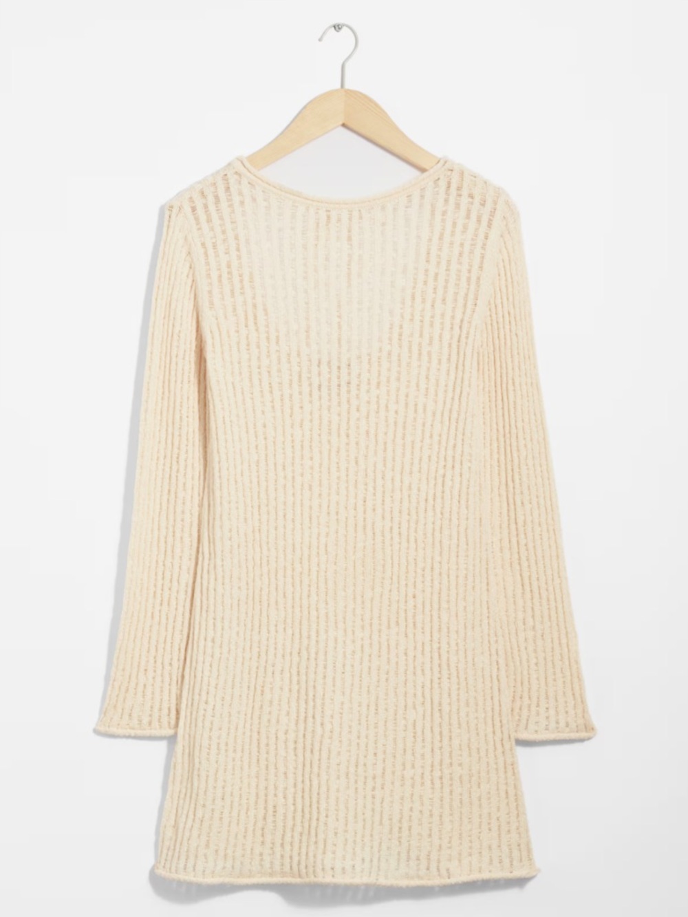 & Other Stories Rib Knit Mini Dress